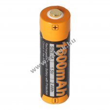 AA Mignon ceruza 14500 akku 1,5V 1600mAh 1db/csomag Micro-USB Li-Ion