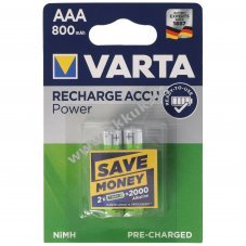 VARTA Ready2use 56703 AAA (mikro) akku 1,2V 800mAh 2db/csomag NiMH