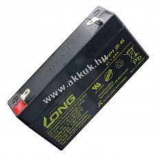 Kung Long WP1.2-6 6V 1,2Ah Faston 4,8mm AGM akku �lom-zsel�s