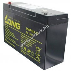Kung Long WP10-6 6V 10Ah Faston 4,8mm AGM �lom-zsel�s