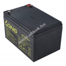 Kung Long WP12-12A F1 VdS 12V 12Ah akku 4,8mm Faston �lom-zsel�s AGM