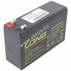 KungLong WP1224W 12V 6Ah F2 6,3mm Faston akku AGM �lom-zsel�s