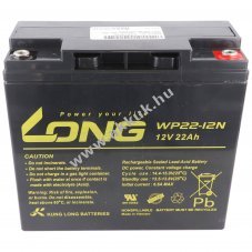 KungLong WP22-12N 12V 22Ah M6 bels� menetes akku AGM �s �lom-zsel�s