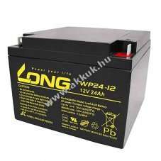 KungLong WP24-12 12V 24Ah M5 Flachpol akku AGM �lom-zsel�s