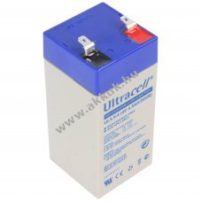 Ultracell �lom akku 4V 4,5Ah Faston 4,8mm
