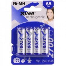 XCell AA Mignon ceruza akku 1,2V 2700mAh NiMH