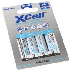 XCell Mignon ceruza AA LR6 HR6 akku 1,2V 2900mAh 4db/csomag NiMH