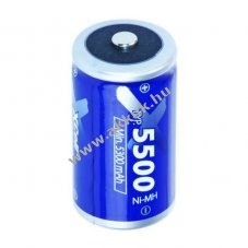 XCell Mono akku D (g�li�t) 1,2V 5500mAh 1db/csomag NiMH