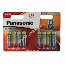 Panasonic Pro Power AA Mignon ceruza LR6 8db/csomag hagyom�nyos elem