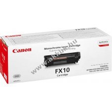 Eredeti Canon l�zertoner FX-10 fekete 2000 oldal nyomtat�