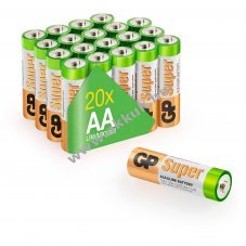 GP Alk�li AA 1,5V 20db/csomag