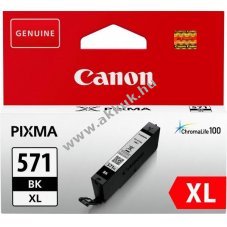 Eredeti Canon CLI-571BK XL tintapatron 11ml fekete nyomtat�