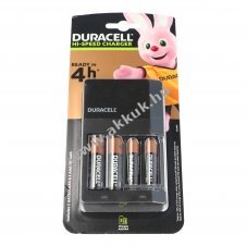 Duracell gyorst�lt� NiMH AA �s AAA akkukhoz 2db AA �s 2db AAA NiMH akkumul�torral