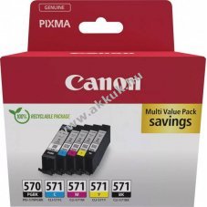 Eredeti Canon tintapatron multipack PGI-570PGBK/CLI-571BK/C/M/Y nyomtat�
