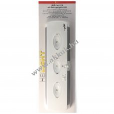 Heitech mozg�s�rz�kel�s LED f�nycs�k 3x SMD-LED 60lm 4x AA Mignon ceruza elemmel feh�r