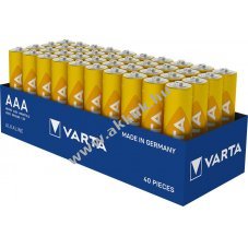 Varta alk�li mikro elem AAA LR03 1.5V 40db/csomag