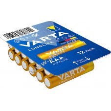 Varta AAA (mikro) LR03 1.5V 12db/csomag hagyom�nyos elem alk�li