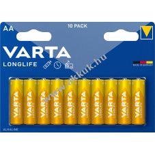 Varta AA Mignon ceruza LR06 1.5V 10db/csomag hagyom�nyos elem alk�li