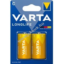 Varta alk�li elem C (b�bi m�ret) 1.5V 2db/csomag