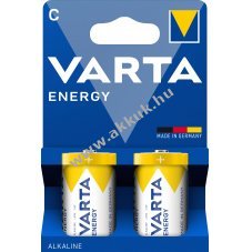 Varta C (b�bi m�ret) LR14 1.5V 2db/csomag hagyom�nyos elem alk�li