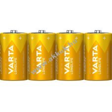 Varta alk�li elem D (b�bi m�ret) 1.5V 4db/csomag