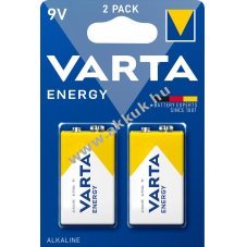 Varta Energy alk�li E-Block 6LR61 9V 2db/csomag