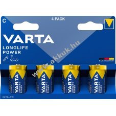 Varta alk�li elem C (b�bi m�ret) LR14 1.5V 4db/csomag