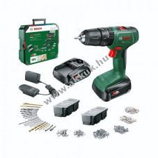 BOSCH EasyImpact 18V-40 akkus �tvef�r� k�szlet 18V 2,0Ah 2db akku t�lt�vel 241db kieg�sz�t�vel
