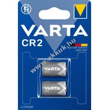 Varta l�tium CR2 3V 2db/csomag