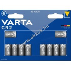 Varta l�tium elem CR2 3V 10db/csomag