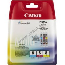 Eredeti Canon nyomtat� tintapatron multipack CLI-8C/8M/8Y