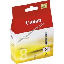 Eredeti Canon CLI-8Y tintapatron 13ml s�rga nyomtat�