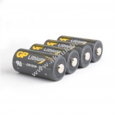 GP CR123A l�tium elem 3V 1400mAh 4db/csomag