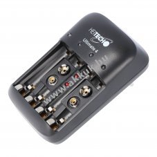 Heitech dug�s gyorst�lt� Ultimate 4 NiMH AAA/AA 9V 100-240V egyenk�nti fel�gyelet LED fenntart�