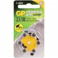 GP ZA10 1,45V 6db/csomag cink-leveg� hall�k�sz�l�k elem