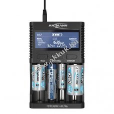 Ansmann Powerline 4 Ultra univerz�lis t�lt� 1,2V NiMH �s 3,7V Li-Ion 4 rekeszes