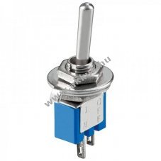 Szubminiat�r billen�kapcsol� BE-KI 2 t�s k�k h�z csupasz f�mkar forrf�lekkel 3A/125V 8x5x7mm