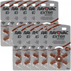 Rayovac HA312 PR41 1,4V 180mAh 60db/csomag cink-leveg�