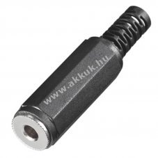 3,5mm mono klinken csatlakoz� m�anyag h�vellyel �s t�r�sg�tl�val