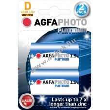 Agfaphoto alk�li elem D (b�bi m�ret) 1.5V 2db/csomag