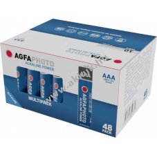 Agfaphoto alk�li mikro elem AAA LR03 1.5V 48db/csomag