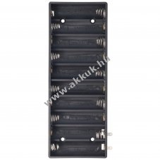 AccuCell akku tart� 10 db Mignon AA LR6 egym�s mellett elhelyezett akku �jrat�lthet� akku