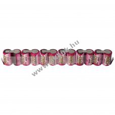 Helyettes�t� akku akkupakk 14,4V 1300mAh 12 cell�s 2/3A modell�p�t� 1db/csomag NiMH