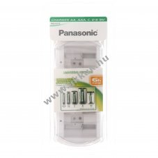 Panasonic BQ-CC15 univerz�lis t�lt� AA/AAA/C/D/9V NiMH 100-240V