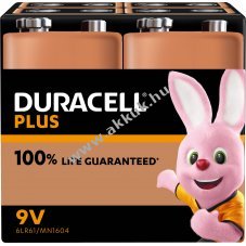 Duracell alk�li E-Block 9V 4db/csomag