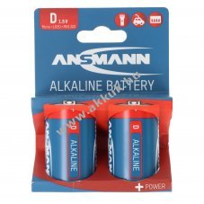 Ansmann alk�li Mono D LR20 1,5V 2db/csomag