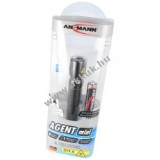 Ansmann Agent Mini LED zsebl�mpa v�z�ll� 1m taktikai kapcsol� AA Mignon ceruza elem