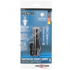 Ansmann M100F taktikai zsebl�mpa stufenlos fokuss�lhat� AA alk�li