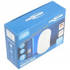 Ansmann LED �jszakai l�mpa NL25B mozg�s- �s f�ny�rz�kel�vel, 3xAAA (mikro) elemmel