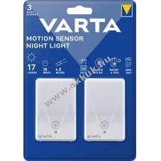 Varta LED zsebl�mpa mozg�s�rz�kel�vel 17lm 2db/csomag